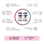 Kit Integratore Menopausa ProVamp + Integratore Ossa - Supporto per Vampate, Sudorazione Notturna, Salute delle Ossa - con Vitamina D3, K2 e Probiotici - 2 Prodotti Made in Italy