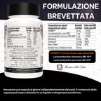 DAI RICERCATORI AI CONSUMATORI, Fermenti Lattici Probiotici per Bambini, Capsule Apribili e Scioglibili in Acqua/Succo/Latte, + Vitamina C, Vitamina D e Ferro - 60 Capsule 2 Mesi