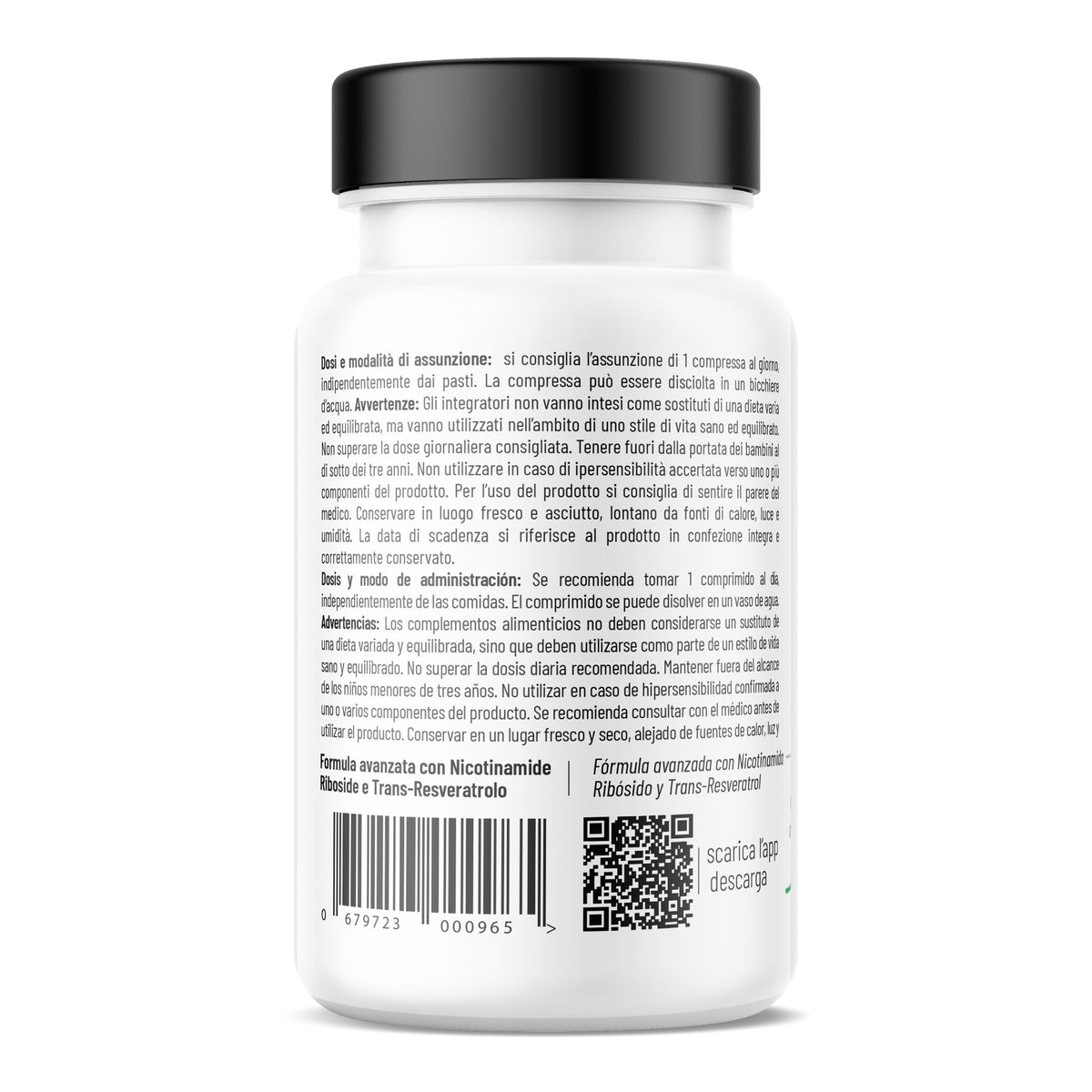 NAD+ Liposomiale 300 mg | Antiage, Energia cellulare, Fatica | 60 Compresse  | NAD+ Liposomiale 300 mg | Formula Avanzata con Trans-resveratrolo | Antiage, Contro la Fatica, Longevità| Made in Italy