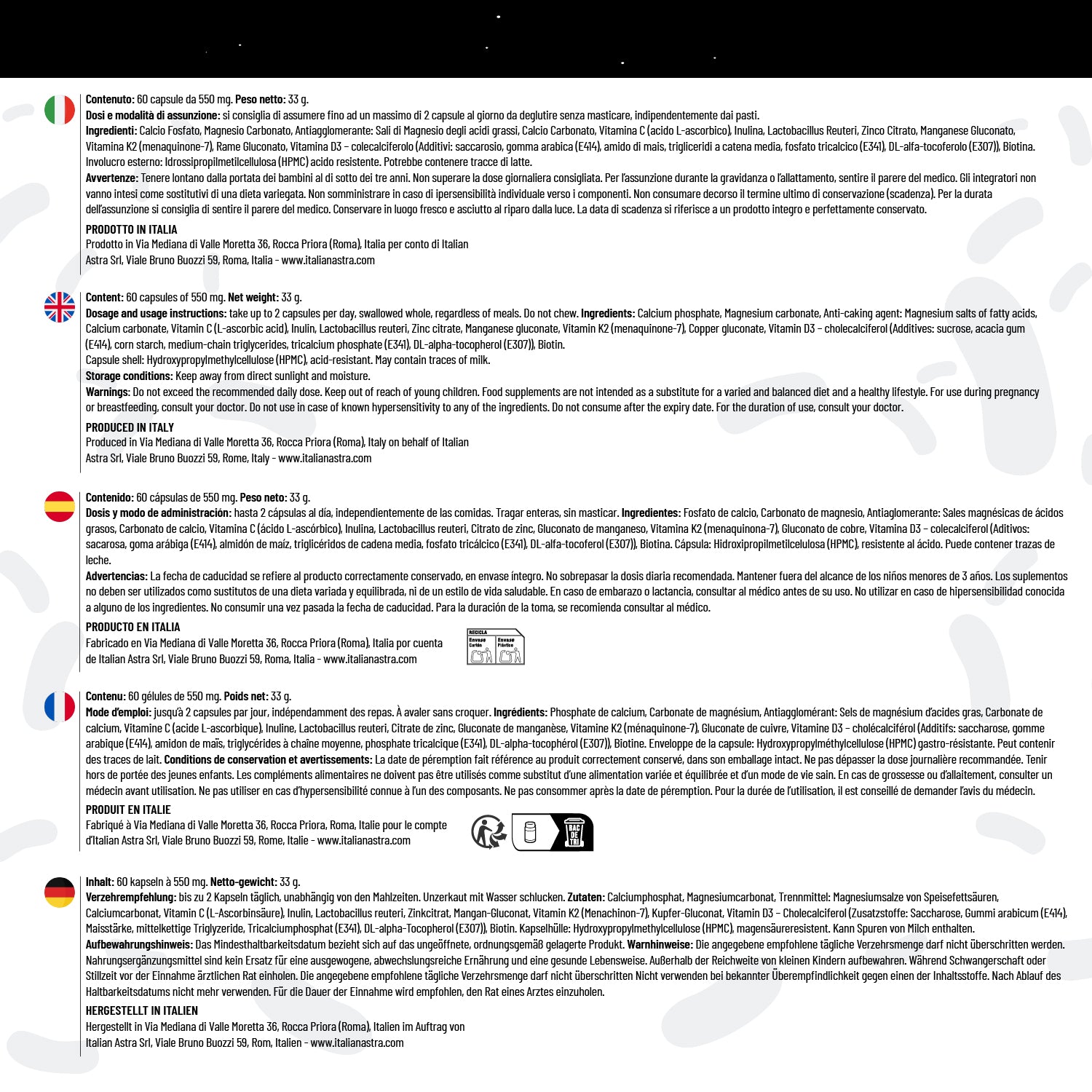 Probiotici Ossa